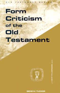 portada form criticism of old testamen (en Inglés)