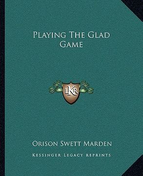 portada playing the glad game (in English)
