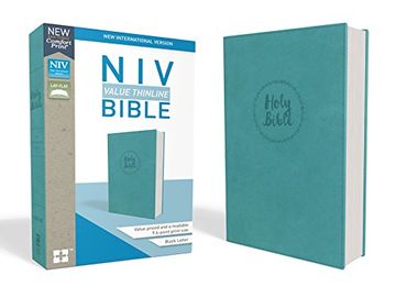 portada Niv, Value Thinline Bible, Imitation Leather, Blue [Idioma Inglés] (en Inglés)