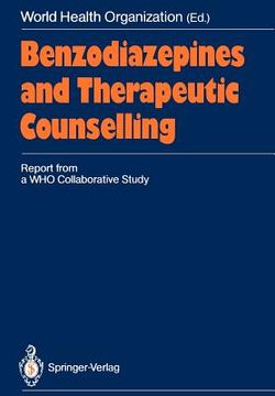 portada benzodiazepines and therapeutic counselling: report from a who collaborative study (in English)