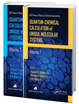 portada Quantum-Chemical Calculation of Unique Molecular Systems, Two-Volume set (Aap Research Notes on Chemical Engineering) (in English)
