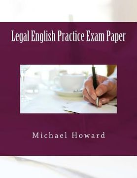 portada Legal English Practice Exam Paper: Legal English Exercise Book (in English)