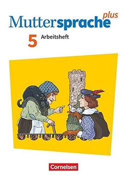 portada Muttersprache Plus 5. Schuljahr - zu Allg. Ausgabe und Sachsen - Arbeitsheft mit Lösungen (en Alemán)