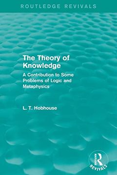 portada The Theory of Knowledge (Routledge Revivals) (en Inglés)