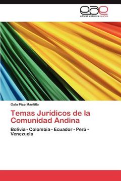 portada temas jur dicos de la comunidad andina (in English)