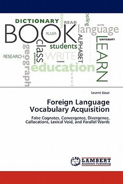 portada foreign language vocabulary acquisition (in English)
