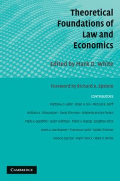portada Theoretical Foundations of law and Economics (en Inglés)