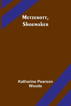 portada Metzerott, Shoemaker (in English)