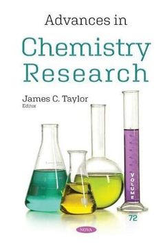 portada Advances in Chemistry Research (Advances in Chemistry Research, 72) (en Inglés)