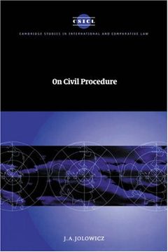 portada On Civil Procedure (Cambridge Studies in International and Comparative Law) (en Inglés)