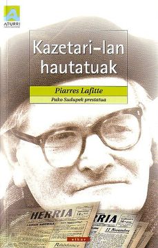 portada Kazetari-Lan Hautatuak (en Euskera)