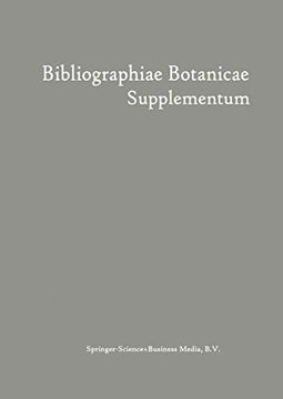 portada Bibliographiae Botanicae Supplementum (en Alemán)