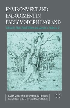 portada Environment and Embodiment in Early Modern England (in English)