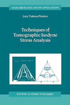 portada techniques of isodyne stress analysis