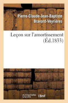 portada Leçon Sur l'Amortissement (en Francés)