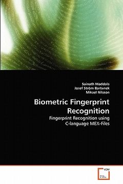 portada biometric fingerprint recognition (en Inglés)