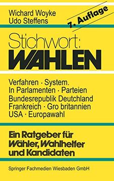 portada Stichwort: Wahlen: Ein Ratgeber für Wähler und Kandidaten (in German)