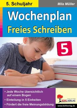 portada Wochenplan Freies Schreiben / Klasse 5 (en Alemán)
