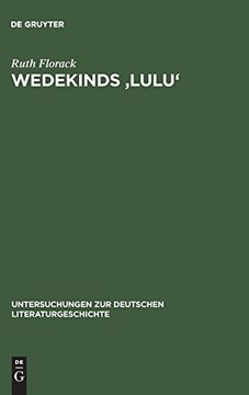 portada Wedekinds 'lulu' (Untersuchungen zur Deutschen Literaturgeschichte) (en Alemán)