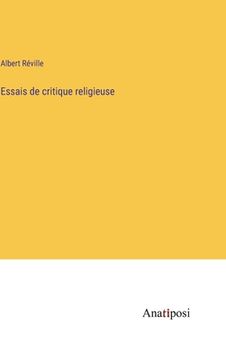 portada Essais de critique religieuse (en Francés)