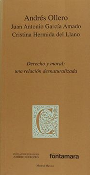 portada Derecho y Moral una Relacion Desnaturalizada (in Spanish)