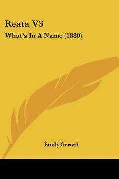 portada reata v3: what's in a name (1880) (en Inglés)