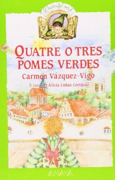 portada Quatre o Tres Pomes Verdes (en Catalá)