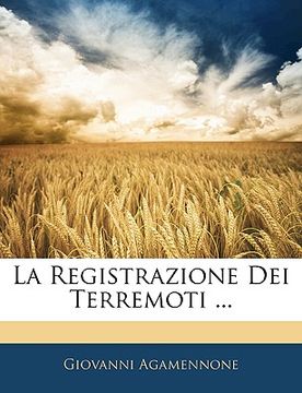 portada La Registrazione Dei Terremoti ... (en Italiano)