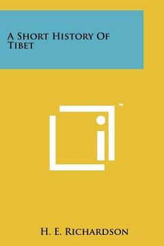 portada a short history of tibet (en Inglés)