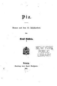 portada Pia, Roman aus Dem 13. Jahrhundert (en Alemán)