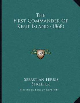 portada the first commander of kent island (1868)