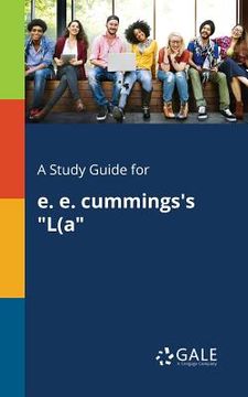 portada A Study Guide for E. E. Cummings's "L(a" (en Inglés)