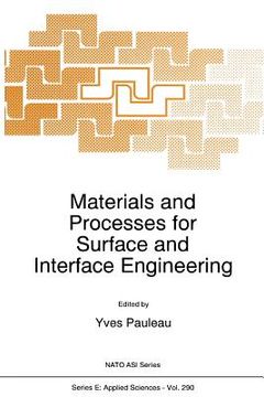 portada Materials and Processes for Surface and Interface Engineering (in English)