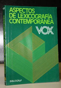 portada Aspectos de Lexicografía Contemporánea (Vox).