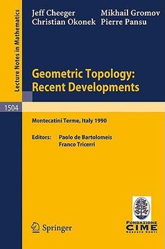 portada geometric topology: recent developments (en Inglés)