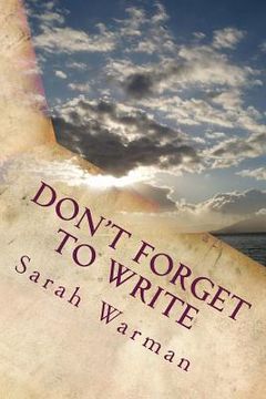 portada Don't Forget to Write: Essays of Adulthood (in English)