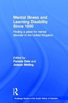 portada mental illness and learning disability since 1850 (en Inglés)