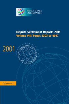 portada dispute settlement reports 2001: volume 8, pages 3303-4047 (in English)