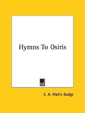 portada hymns to osiris (en Inglés)