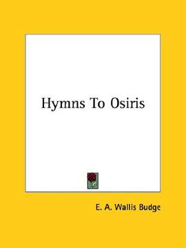 portada hymns to osiris (in English)