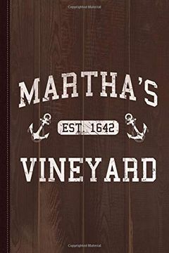 portada Martha's Vineyard Journal Not: Blank Lined Ruled for Writing 6x9 110 Pages 