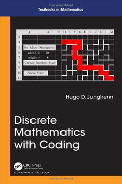 portada Discrete Mathematics With Coding (Textbooks in Mathematics) (en Inglés)