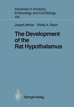 portada the development of the rat hypothalamus (en Inglés)