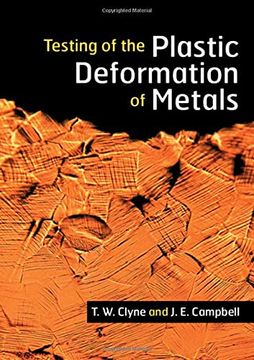 portada Testing of the Plastic Deformation of Metals (en Inglés)