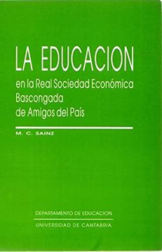 portada La Educación en la Real Sociedad Bascongada de Amigos del País.