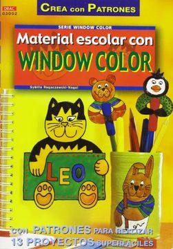portada Serie Window Color nº 2. MATERIAL ESCOLAR CON WINDOW COLOR (Cp - Serie Window Color) (in Spanish)