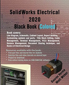 portada Solidworks Electrical 2020 Black Book (Colored) (en Inglés)