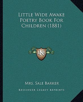 portada little wide awake poetry book for children (1881) (in English)