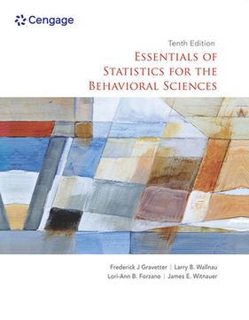 portada Essentials Of Statistics For The Behavioral Sciences (mindtap Course List) (in English)