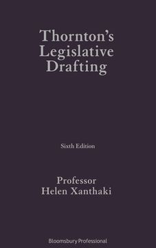 portada Thornton's Legislative Drafting (en Inglés)